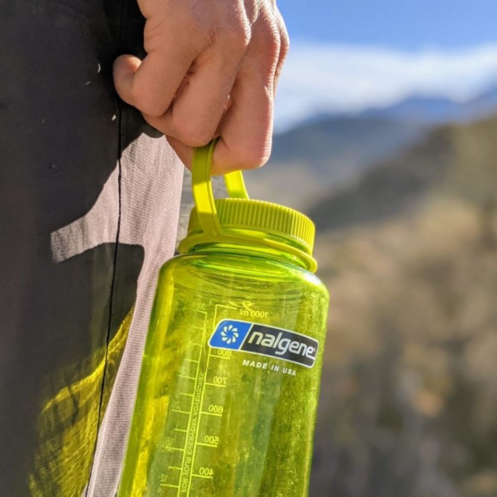 Nalgene Sustain Wide Mouth BPA-Free Leak-Proof Water Bottle - 32oz - Spring Green
