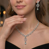 Evergreen Elegance Necklace And Earrings Set