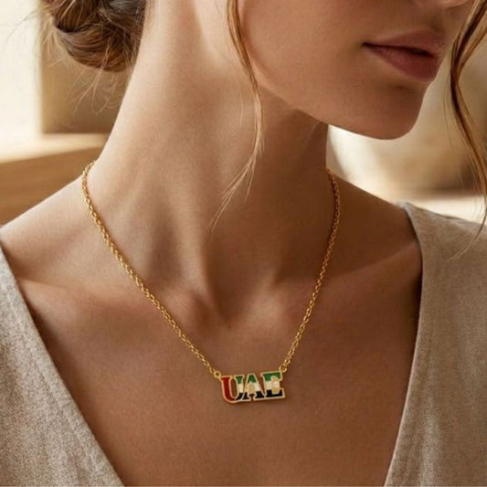 UAE Flag Signature Necklace