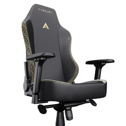 Gaming chair with 'Cybeart' branding on a white background