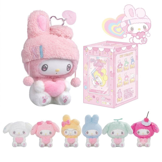 Top Toy My Melody 50th Anniversary Milk Candy Plush Pendant Blind Box