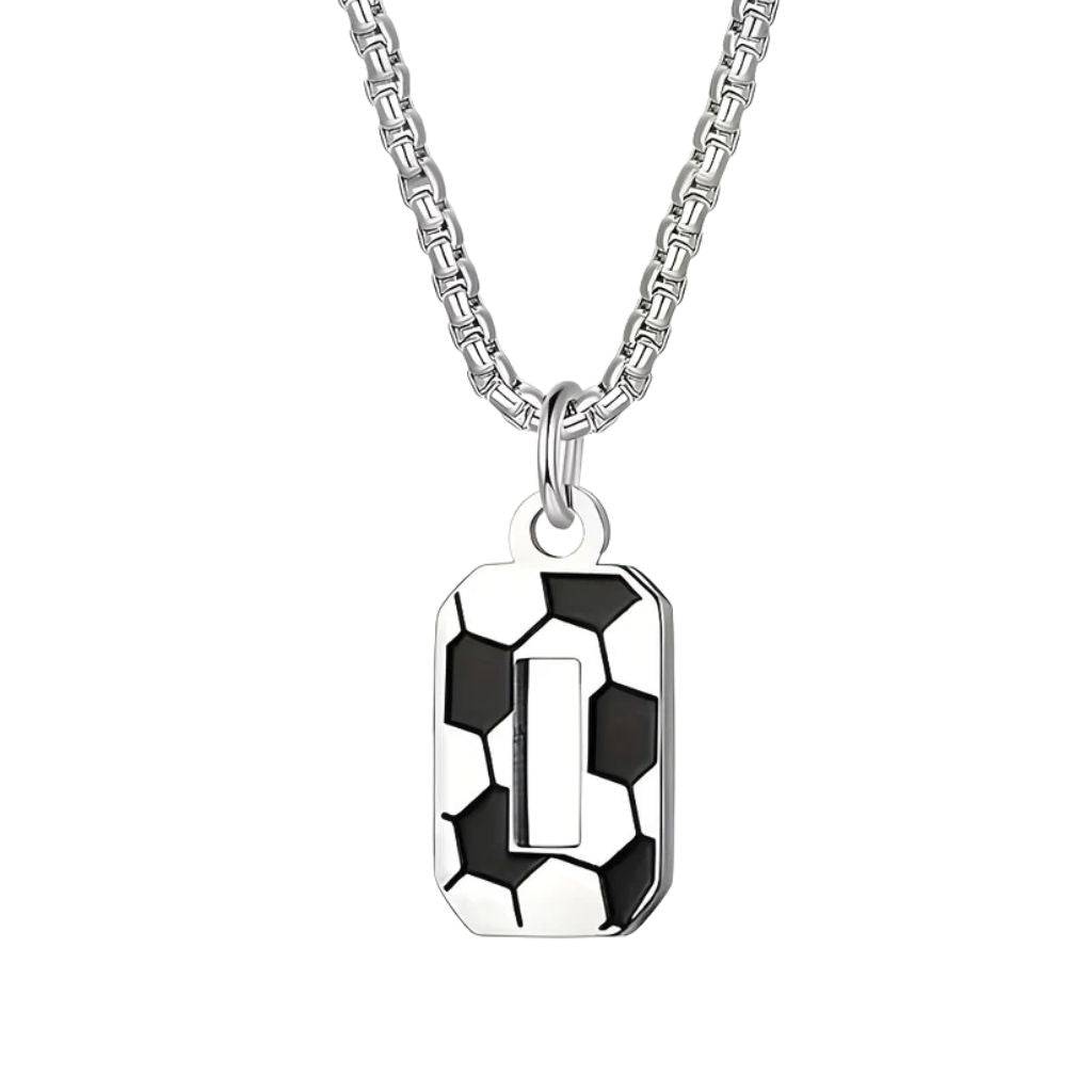 Personalised Soccer Number Pendant Necklace