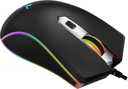 Vpro Gaming Mouse Wired V280 Multi Color Led - Black