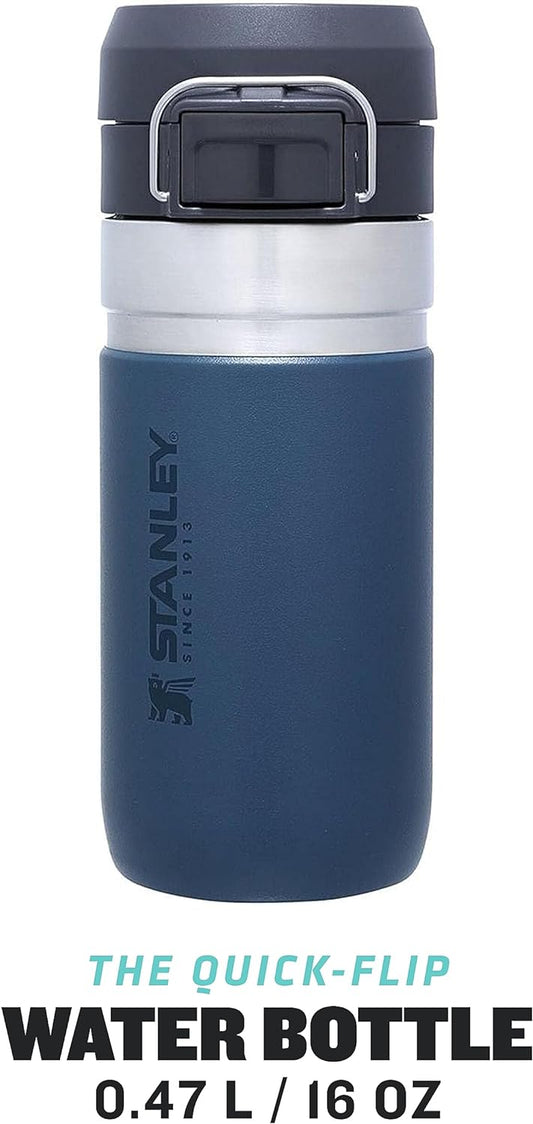 Quick Flip Water Bottle 0.47L / 16 OZ Abyss