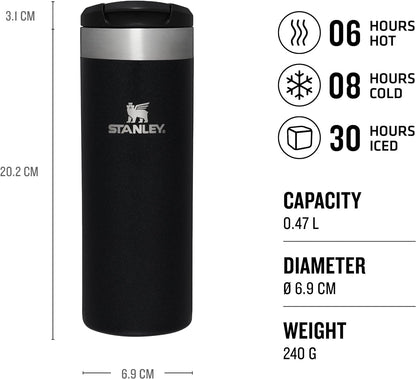 Aerolight™ Transit Mug 470ml/16oz - Black Metallic