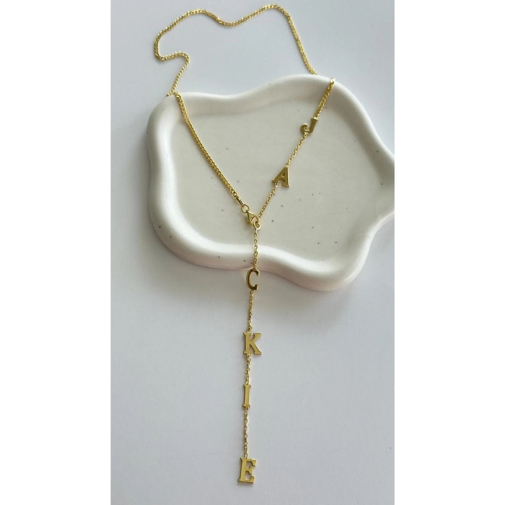 Drop Name Necklace
