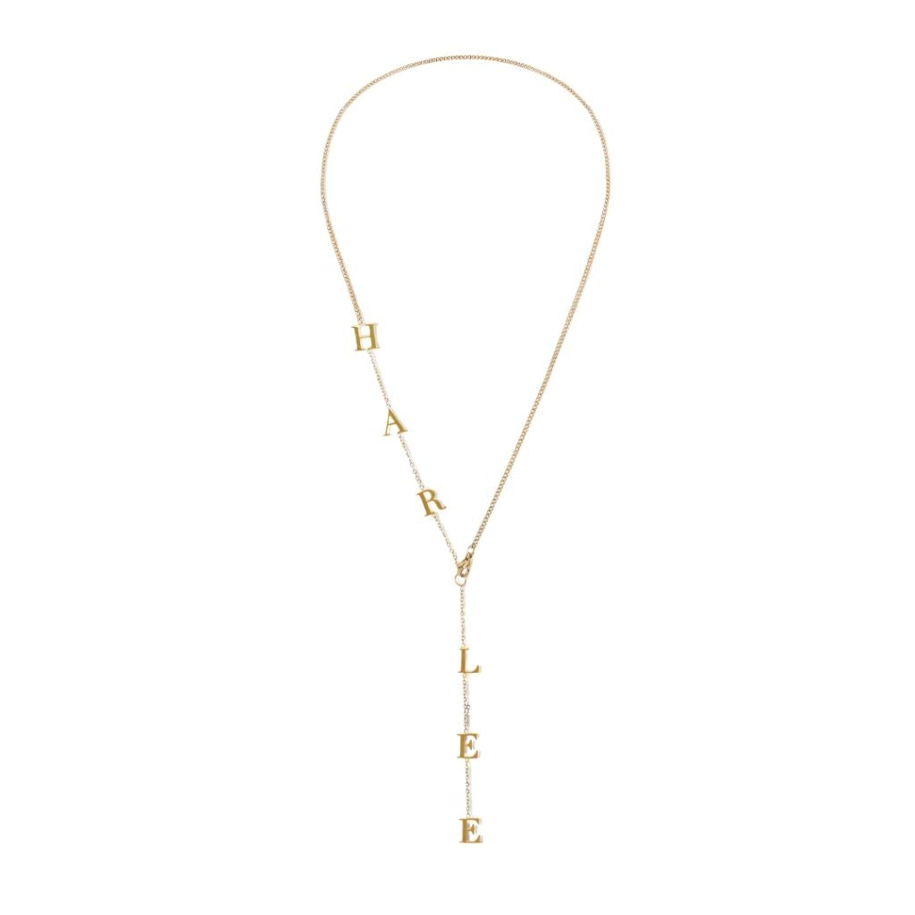 Drop Name Necklace