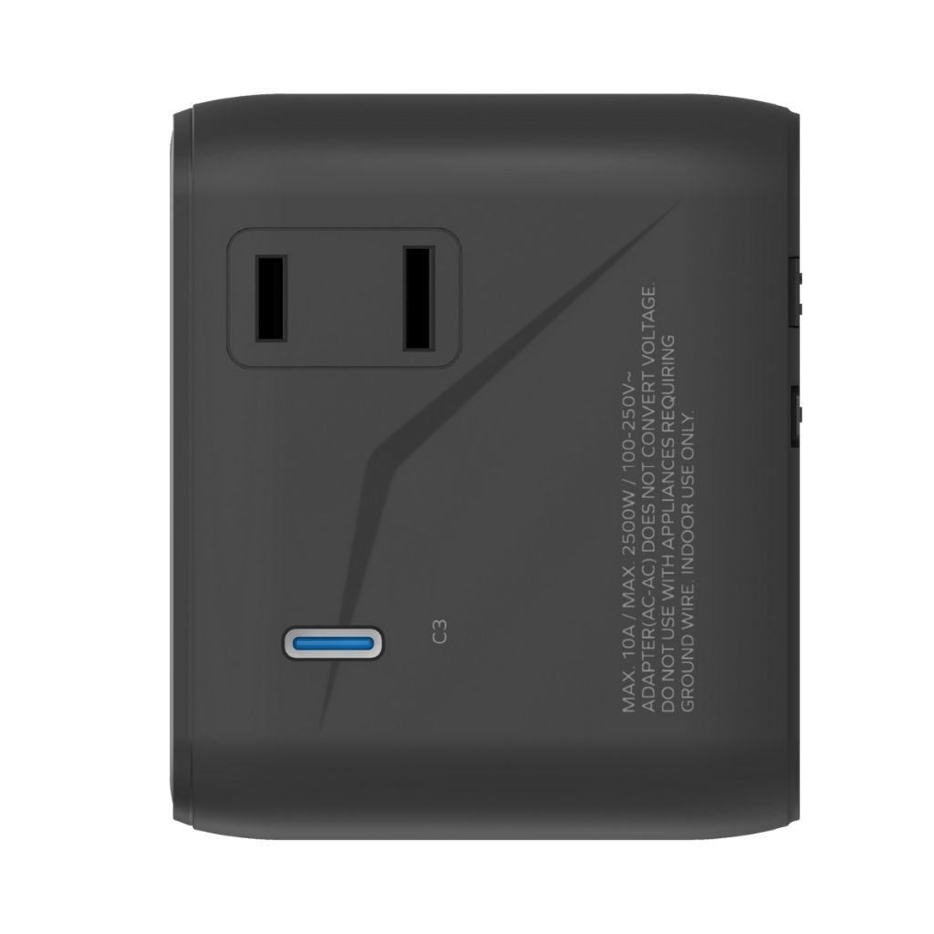 Momax 1-World2 35W 5-Port Dual Ac Travel Adaptor