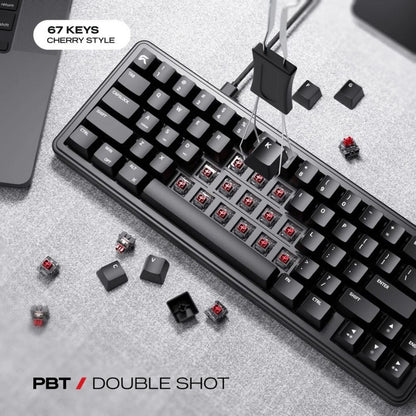 Cybeart Akula 65 Lite - Wired RGB Gaming Keyboard - Black