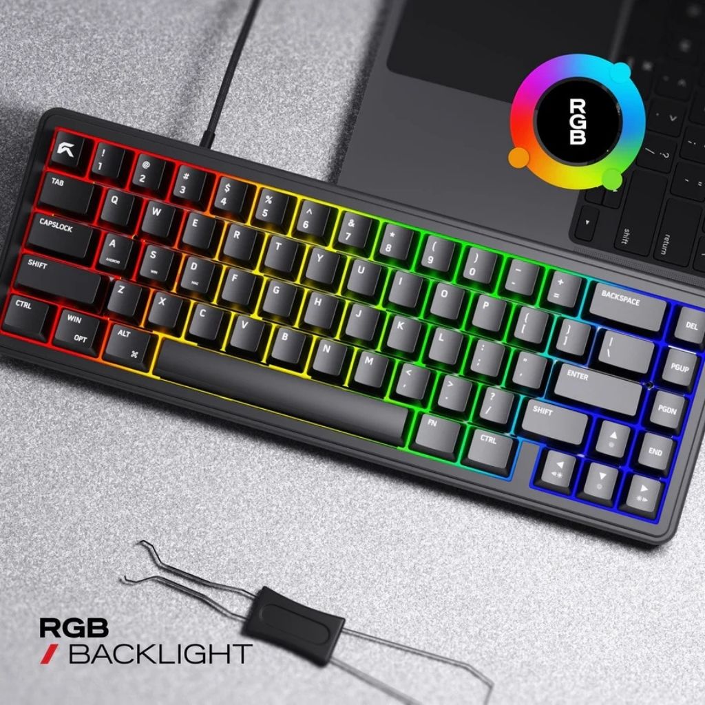 Cybeart Akula 65 Lite - Wired RGB Gaming Keyboard - Black