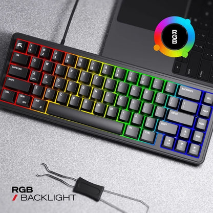 Cybeart Akula 65 Lite - Wired RGB Gaming Keyboard - Black
