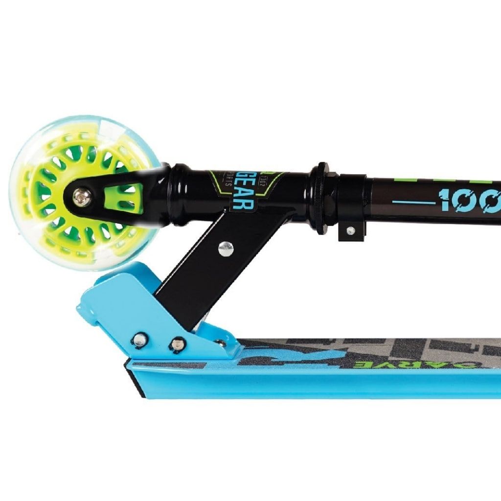 Madd Gear Rize 100 Folding Scooter – Blue/Green