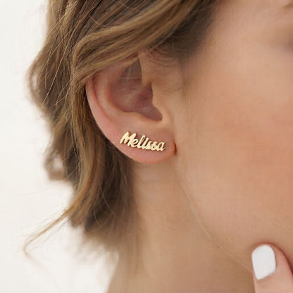Custom Name Earrings