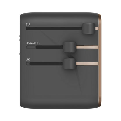 Momax 1-World2 35W 5-Port Dual Ac Travel Adaptor