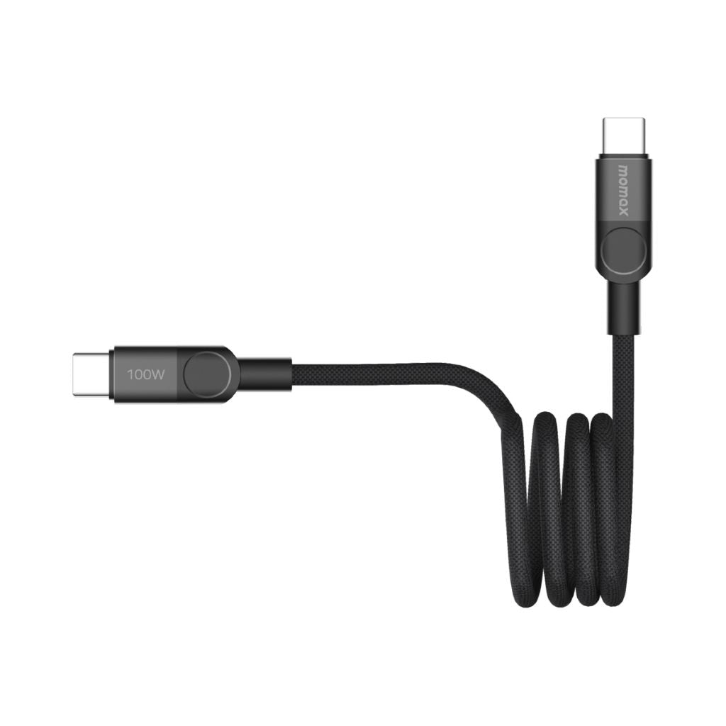 Momax Mag Link 100W USB-C To USB-C Magnetic Cable 1M