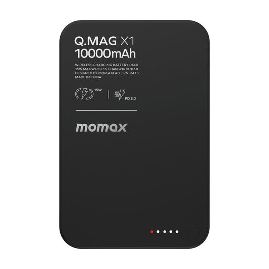 Momax Q.Mag X1 10000 mAh Gen2 15W Magsafe Wireless Power Bank