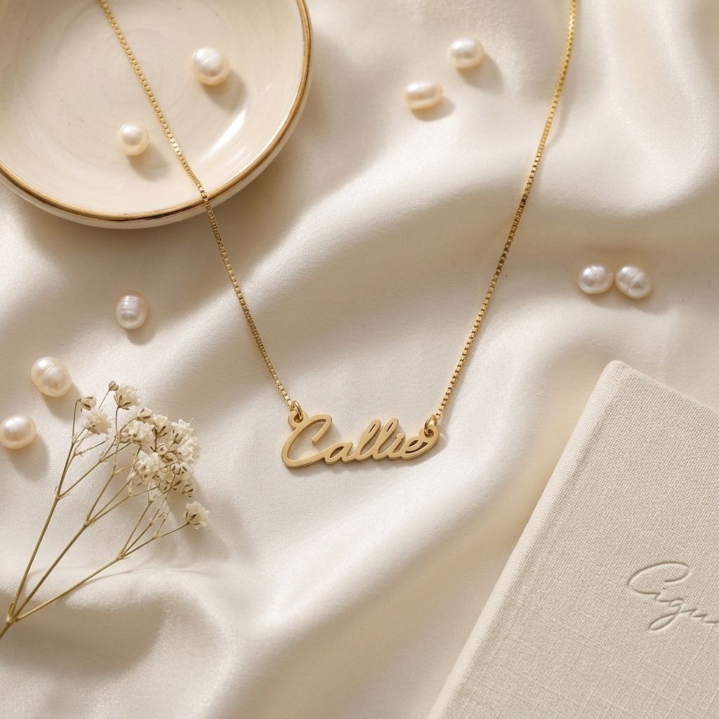 Dainty Name Pendant Necklace