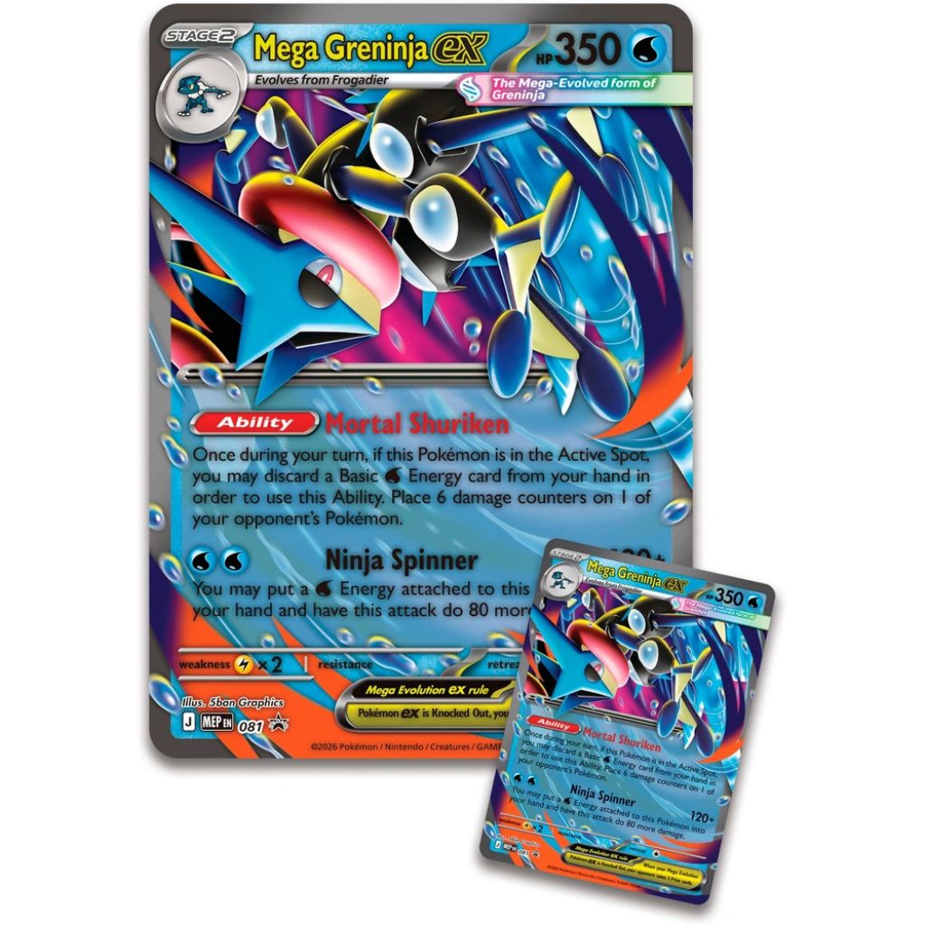 Pokémon TCG Mega Greninja EX Premium Collection Box 26Q3