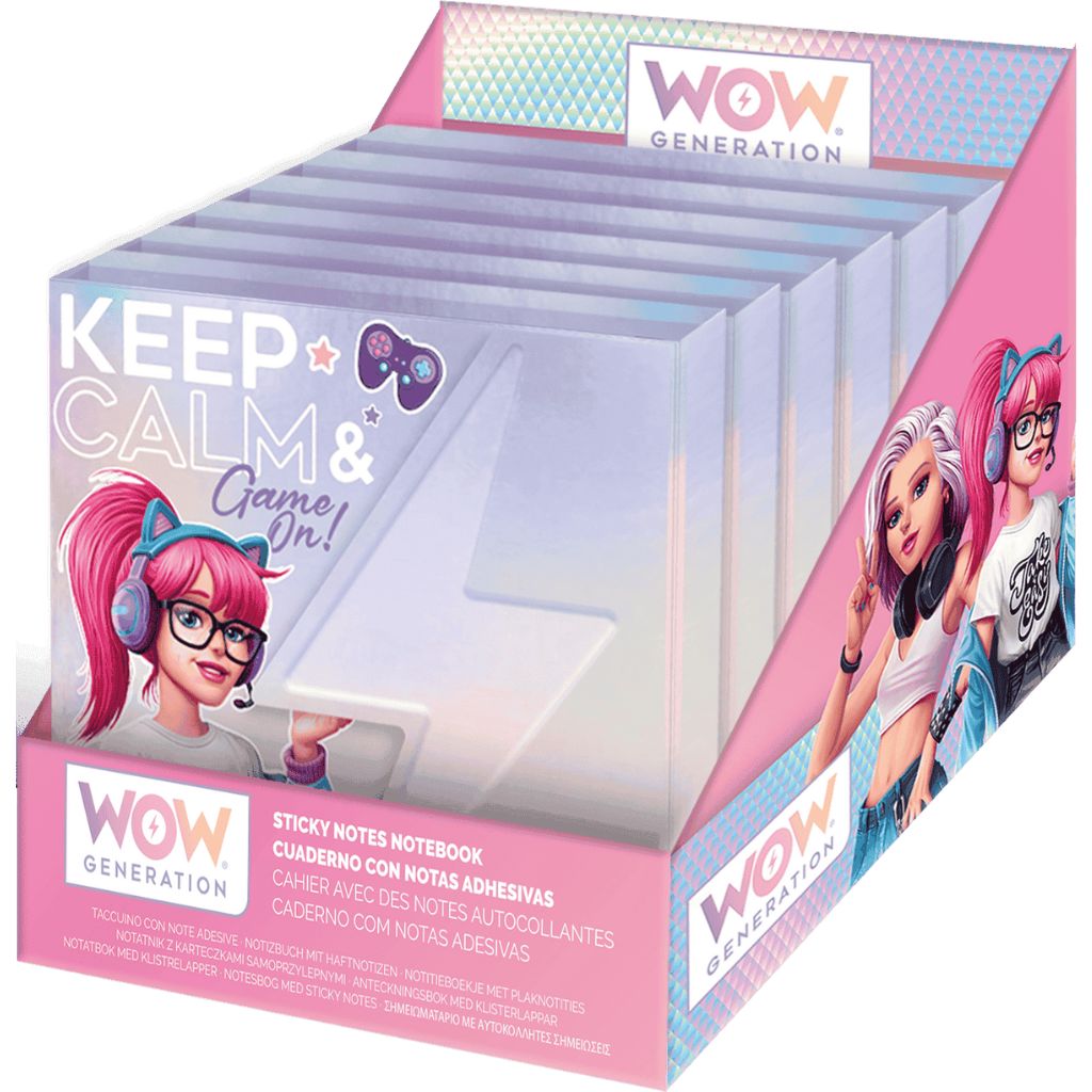 Wow Generation Sticky Notes Notebook