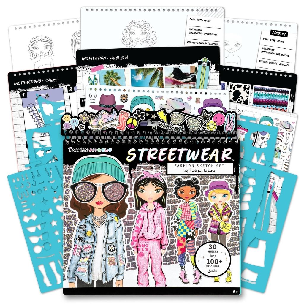 Fashion Angels Streetwear Fashion Design Sketch Portfolio