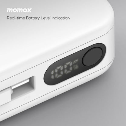 Momax 1-Power Vital+ 10000 mAh Power Bank With Built In Usb-C & Lightning Cable