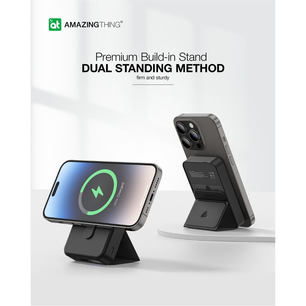 At Thunder Pro Mag Pd 10000 mAh Power Bank With Holder
