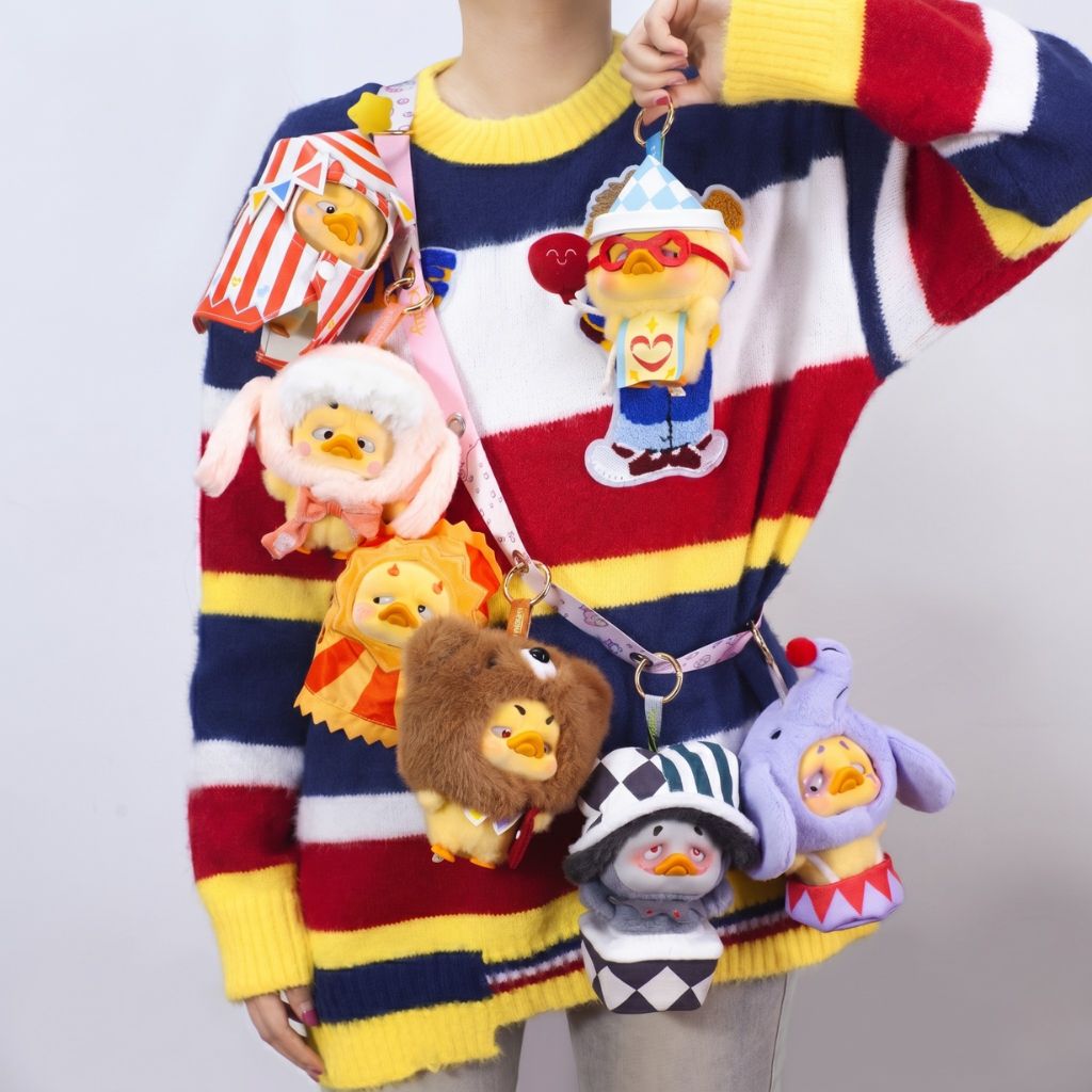 Upset Duck - Crazy Circus Duck Plush Keychain Blind Box