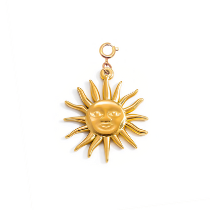 Gold Sun Charm