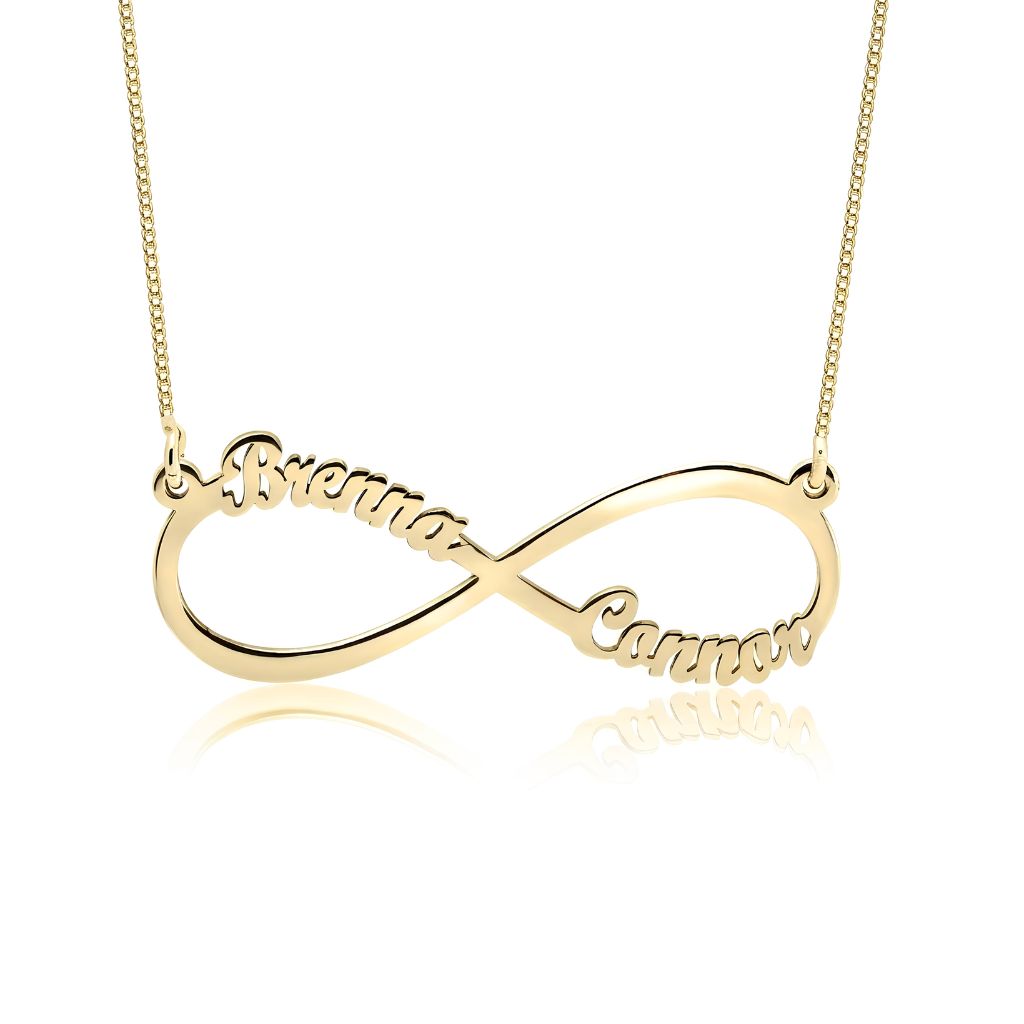 Custom Double Name Necklace