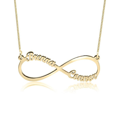 Custom Double Name Necklace