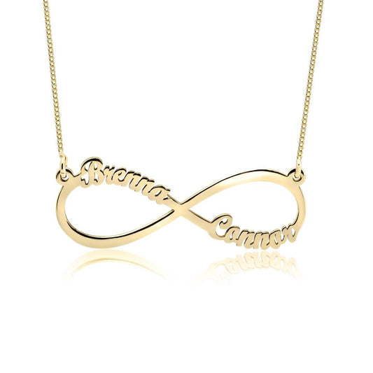 Custom Double Name Necklace