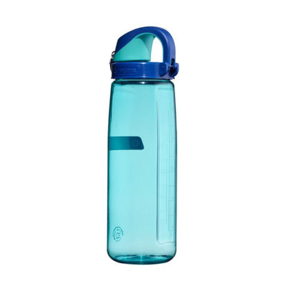 Nalgene Sustain 24oz On-The-Fly Tritan Bottle – Slate Blue with Glacial Cap
