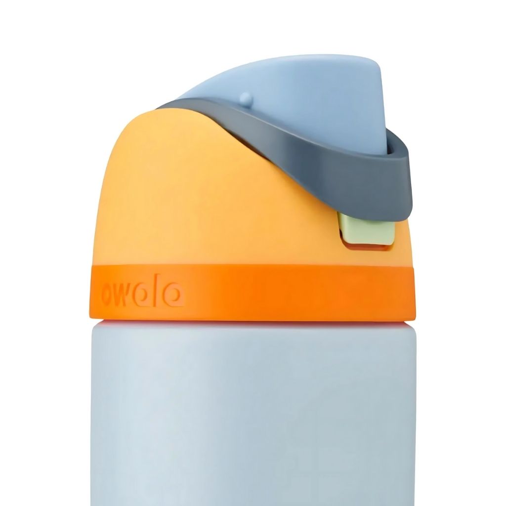 Owala FreeSip 2 pack Stainless Steel Water Bottles 473 ml/16 oz - Yellow and Light Blue