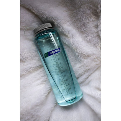 Nalgene Wide Mouth 48oz Bottle – Durable, Leak-Proof & BPA/BPS-Free - Seafoam