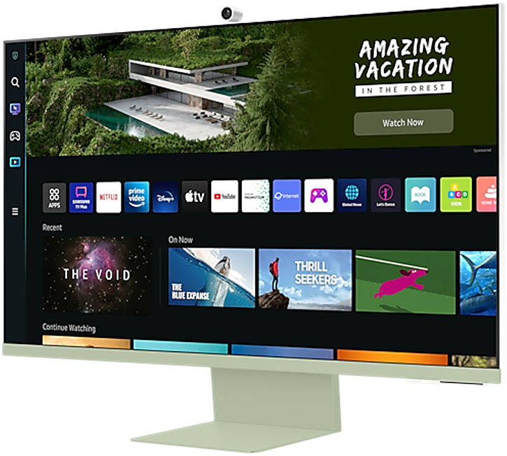 Samsung Smart Monitor Watch, work and chat – all without connecting a separate PC