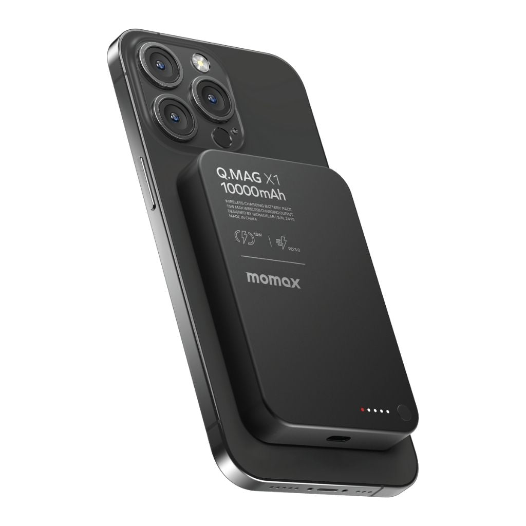 Momax Q.Mag X1 10000 mAh Gen2 15W Magsafe Wireless Power Bank