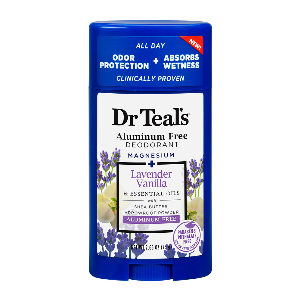 Dr Teal's Aluminum Free Lavender Vanilla Deodorant 75g