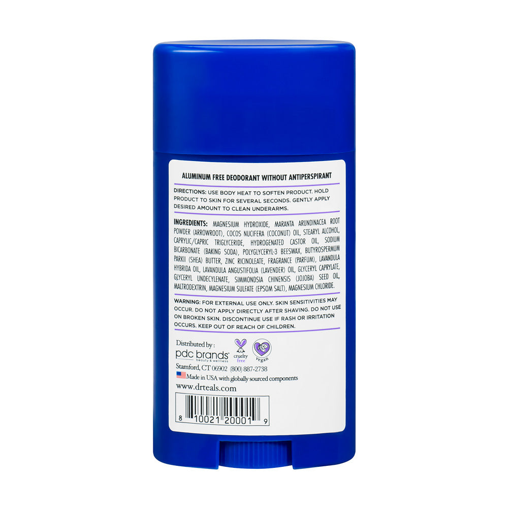 Dr Teal's Aluminum Free Lavender Vanilla Deodorant 75g