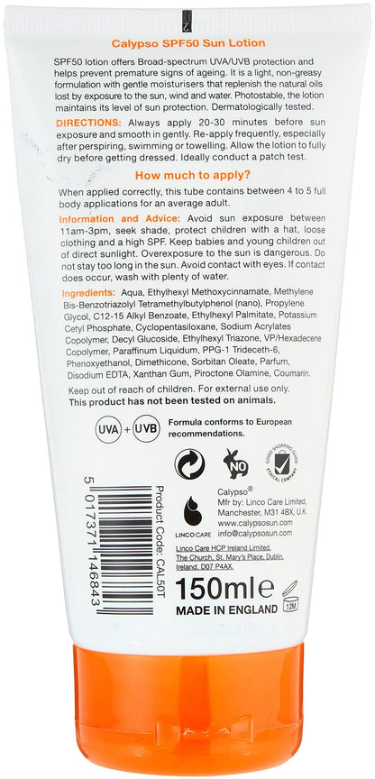 CALYPSO Sun Protection Lotion SPF50 150ML