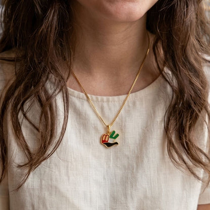 UAE Flag Peace Necklace