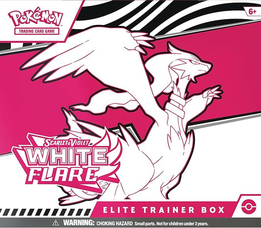 POKEMON TCG SCARLET & VIOLET 10.5 WHITE FLARE ELITE TRAINER BOX RESHIRAM