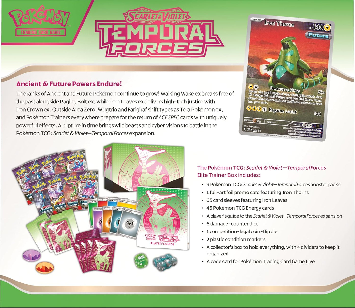 Scarlet & Violet 5 (SV05) Temporal Forces Elite Trainer Box