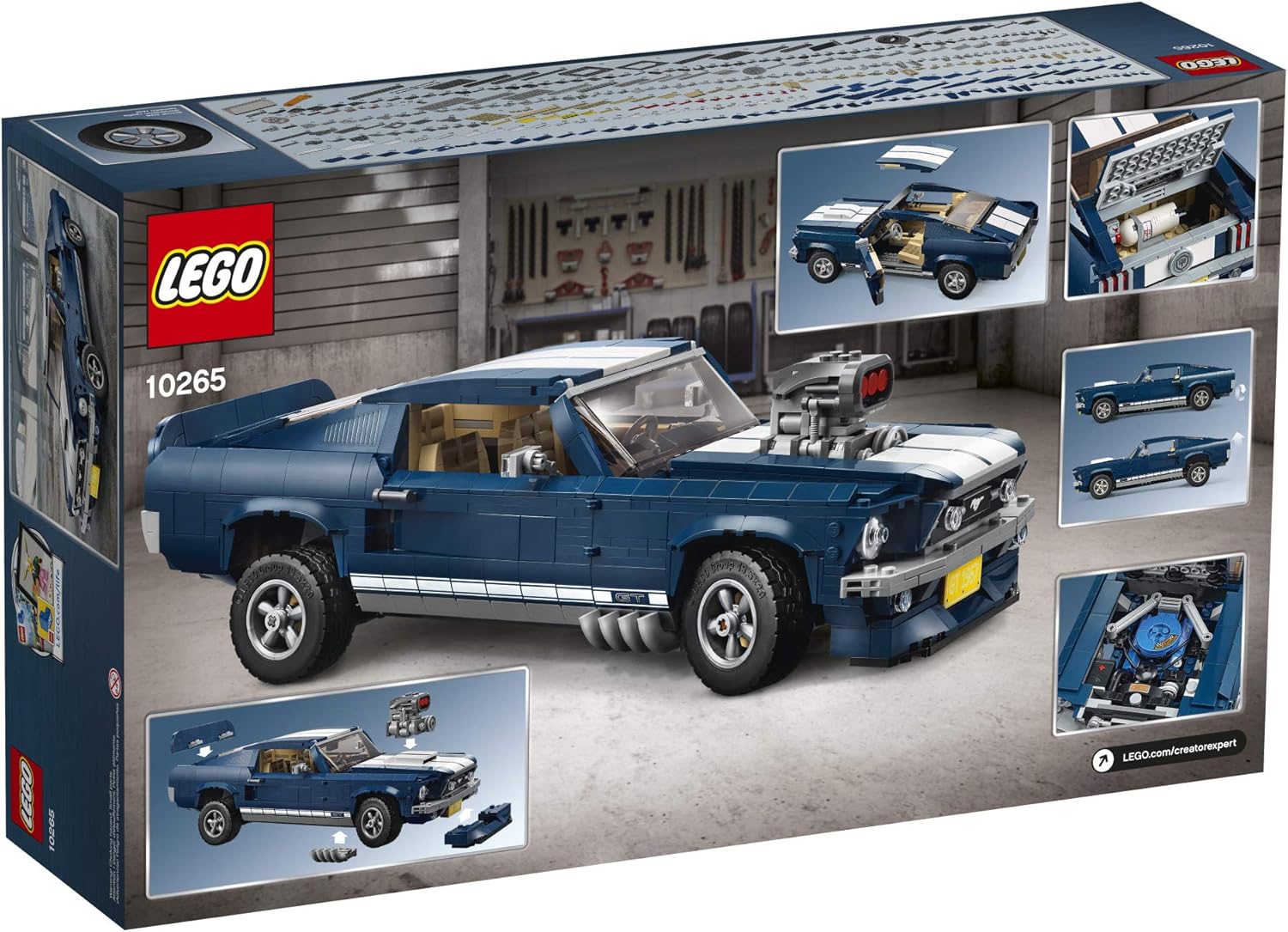 LEGO Creator Expert Ford Mustang 10265 Building Set - Exclusive Advanced Collector's Car Model