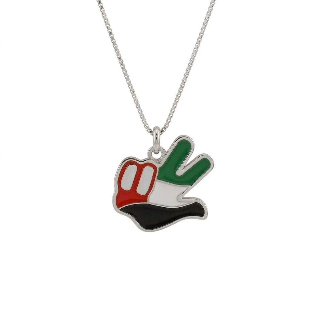 UAE Flag Peace Necklace