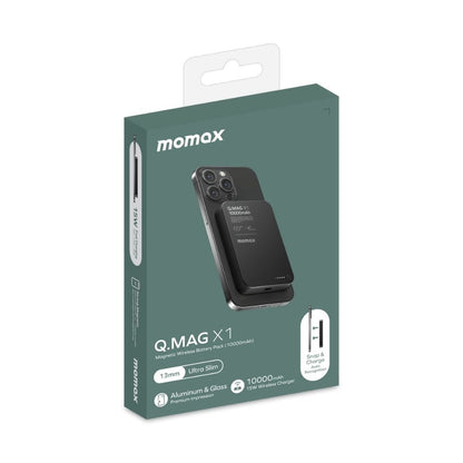 Momax Q.Mag X1 10000 mAh Gen2 15W Magsafe Wireless Power Bank