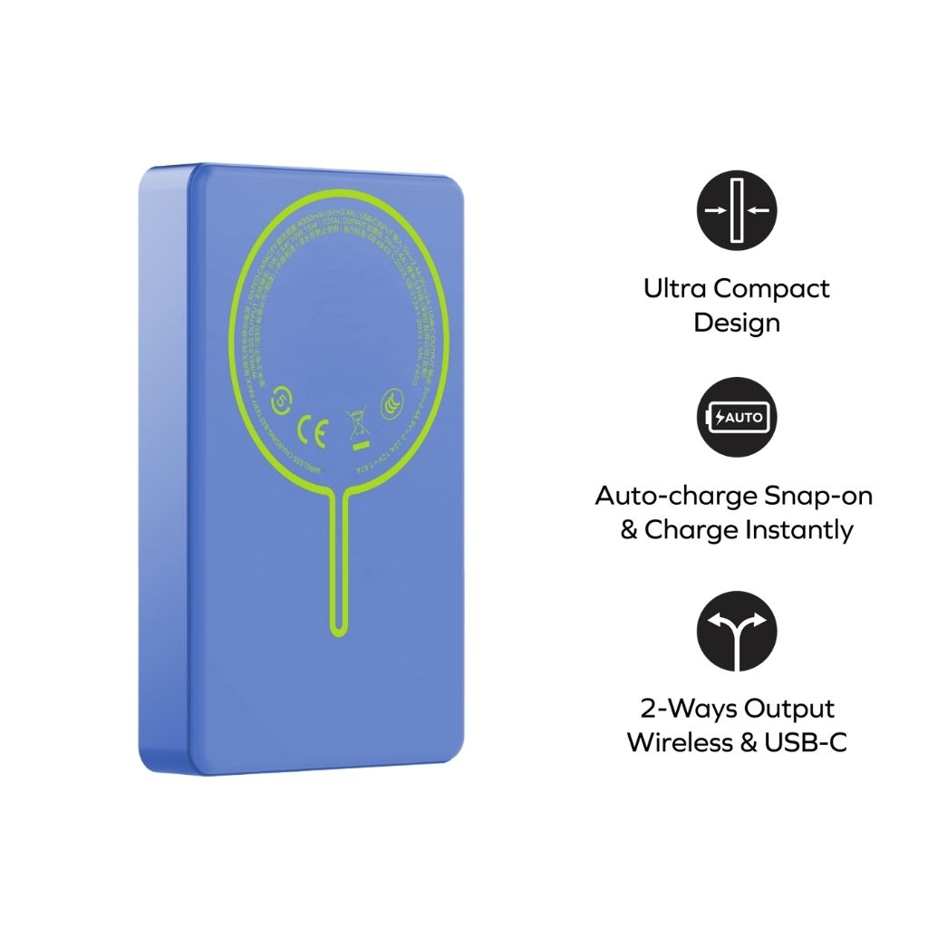 Momax 1-Power Pass 10000 mAh Magnetic Wireless Power Bank
