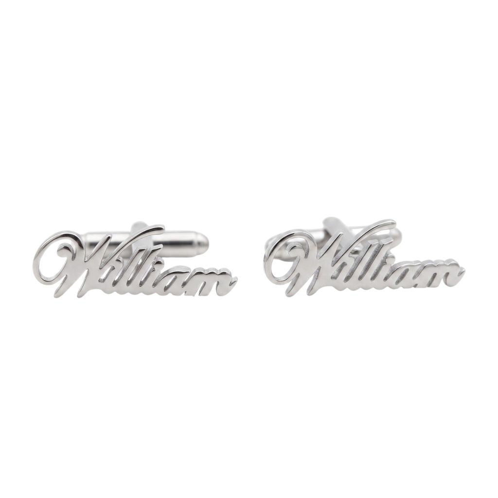Personalized English Name Cufflinks
