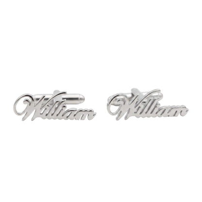 Personalized English Name Cufflinks