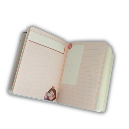 Kawaii Cute Instagram Theme Notebook with Magnetic Flap