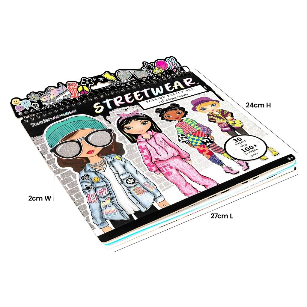 Fashion Angels Streetwear Fashion Design Sketch Portfolio